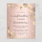 確認赤面eucalyptus予算招待状 チラシ (正面)