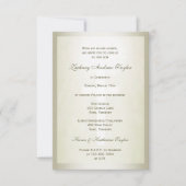 確認金ゴールドステンドグラス 招待状 (正面)