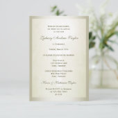 確認金ゴールドステンドグラス 招待状 (スタンド正面)