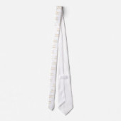 確認金3Dルックのサクラメント ネクタイ (裏面)