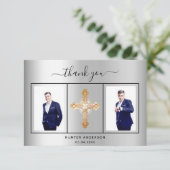 確認銀写真スクリプトボーイ サンキューカード (スタンド正面)