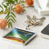 確認鳩、バイブル、クロス キーホルダー (側面)