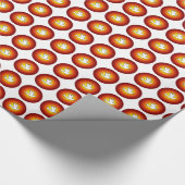 確認鳩(金ゴールド、赤い光線) ラッピングペーパー (角)