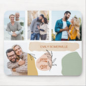 確認4前向きフォトコラージュ マウスパッド (正面)