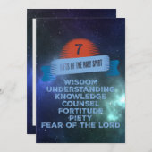 確認7聖霊の賜物 シーズンカード (正面/裏面)