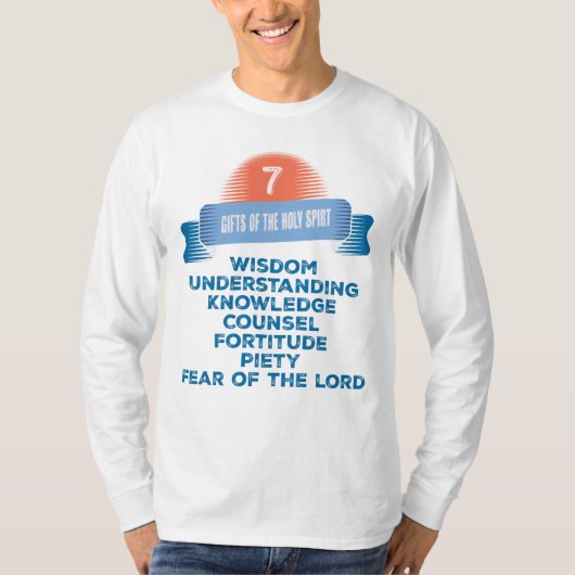 確認7聖霊の賜物 Tシャツ (正面)