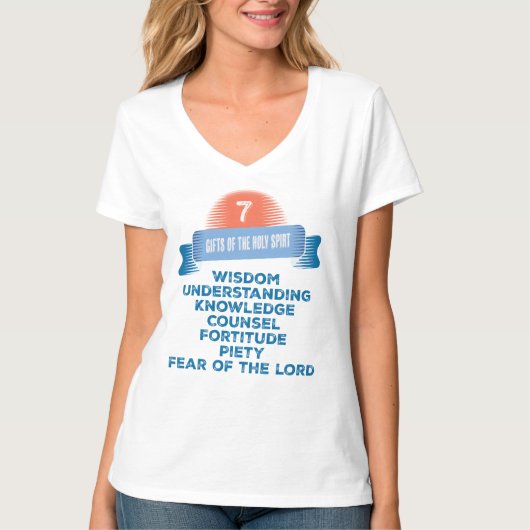 確認7聖霊の賜物 Tシャツ (正面)