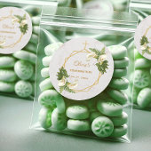 確認 コーラ リリー フェルン 花束 ゴールド マーブル ラウンドシール