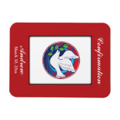 確認、ハトカラフルブ、垂直ギフトアイテム マグネット (横)