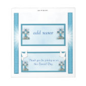 確認,バプテスチャキャンディバーラッパの好意 ノートパッド (正面)