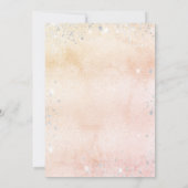 確認 ライラックゴールドの花のユーカリ 招待状 (裏面)