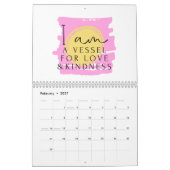 確認|前向き編集可能な年カレンダー カレンダー (2月 2027)