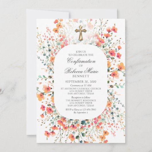 確認 招待状 (正面)