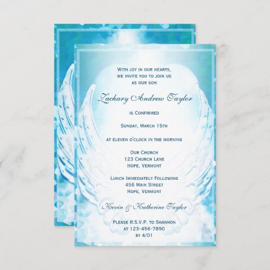 確認 招待状 (正面/裏面)