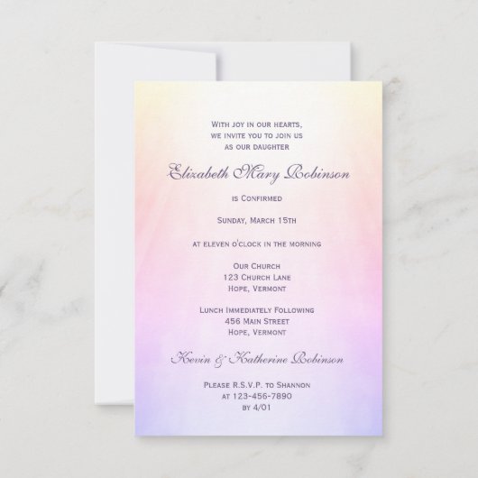 確認 招待状 (裏面)