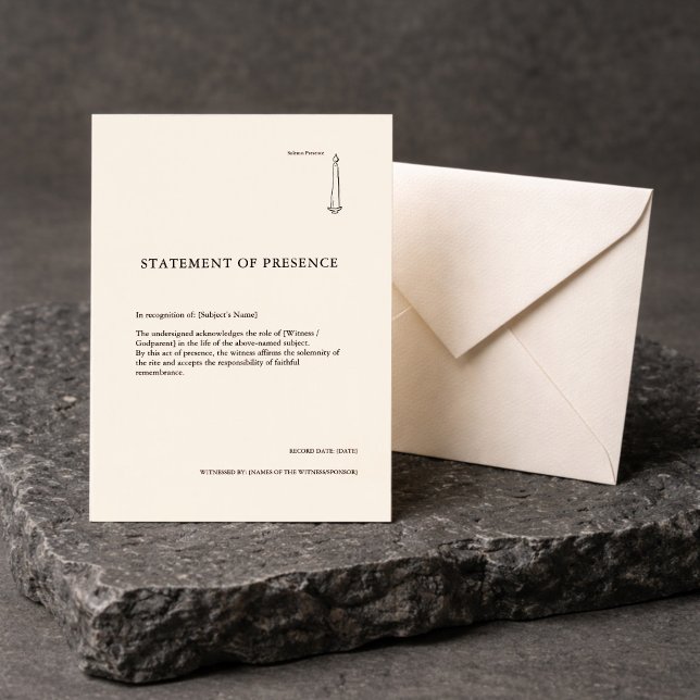 確認/洗礼 保護者 後援者 証明書 (クリエイターアップロード済み)