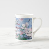 確認/聖なる書物、 経典詩篇37:4 ボーンチャイナマグカップ (右)