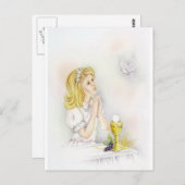 確認、聖体女子 ポストカード (正面/裏面)