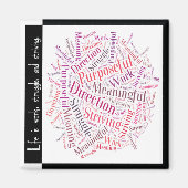 磁やる気を起こさせる石1 マグネット (正面)