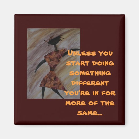 磁やる気を起こさせる石 マグネット (正面)