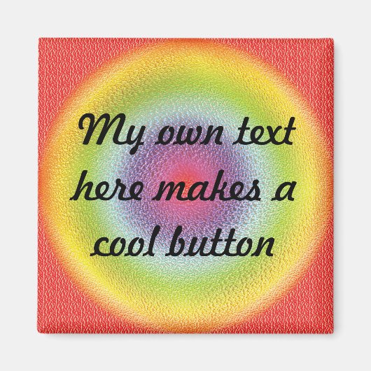 磁カラフル石テンプレート マグネット (正面)