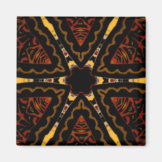 磁サイケデリック石 マグネット (正面)