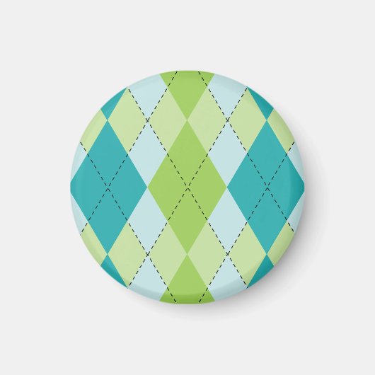 磁モダンアーガイル石 マグネット (正面)