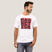 磁力、見えない力 Tシャツ (正面フル)