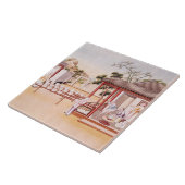 磁器の作成(w/c紙で) タイル (側面)