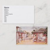 磁器の作成(w/c紙で) 名刺 (正面/裏面)