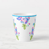 磁器の果実を小さなラテマグカップ カフェラテマグ (正面)