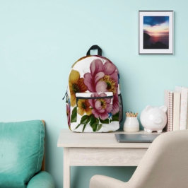 磁器の花 プリントバックパック