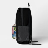 磁器の花 プリントバックパック (右)
