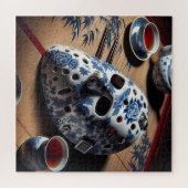 磁器の謎：仮面の茶道 ジグソーパズル (横)