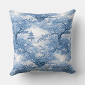 磁器の青い陶器の模様ID1094 クッション (裏面)