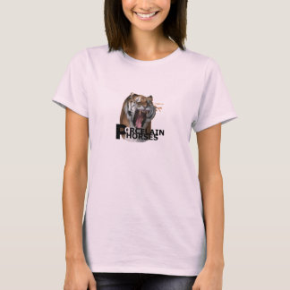 磁器の馬のハルマゲドンのベビードールのワイシャツ Tシャツ