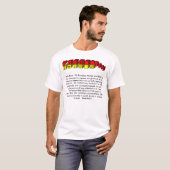 磁器の馬メッセージのワイシャツ Tシャツ (正面フル)