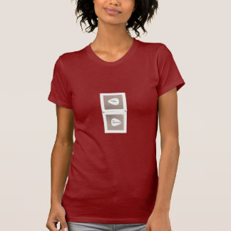 磁器の馬レディースワイシャツ Tシャツ