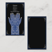 磁器のHenna手 名刺 (正面/裏面)