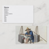 磁器のMenderは、「衣裳からの28をめっきします 名刺 (正面/裏面)