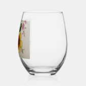 磁器インスパイアフローラ飲み物用品セット ステムなしワイングラス (左)