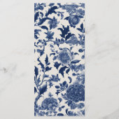 磁器エレガンスフローラ庭園の結婚式 メニュー (裏面)