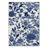 磁器エレガンス：青いフローラ結婚ズ テーブルナンバー (裏面)