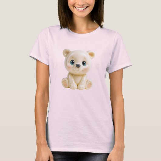 磁器テディベアTシャツ Tシャツ (正面)