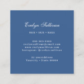 磁器バタフライロゴ名刺 スクエア名刺 (裏面)