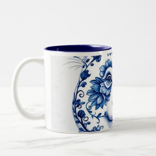 磁器パンダ ツートーンマグカップ (左)