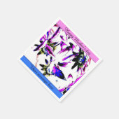 磁器フラワーマザーズデイカスタム紙ナプキンス スタンダードカクテルナプキン (角)