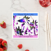 磁器フラワーマザーズデイカスタム紙ナプキンス スタンダードカクテルナプキン (インサイチュ)