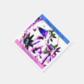 磁器フラワーマザーズデイカスタム紙ナプキンス スタンダードカクテルナプキン (角)