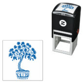 磁器プランター中国のの盆栽 セルフインキングスタンプ (インサイチュ)